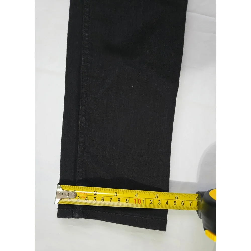 H&M &Denim Mens Super Skinny Jeans Black Size 32 Stretch Low Rise